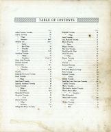 Table of Contents, Ashtabula County 1905